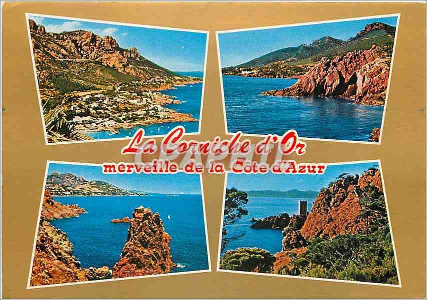 CPM La Corniche d'Or Antheor Le Trayas Le Dramont et la Pont de la Baumette d'Agay 