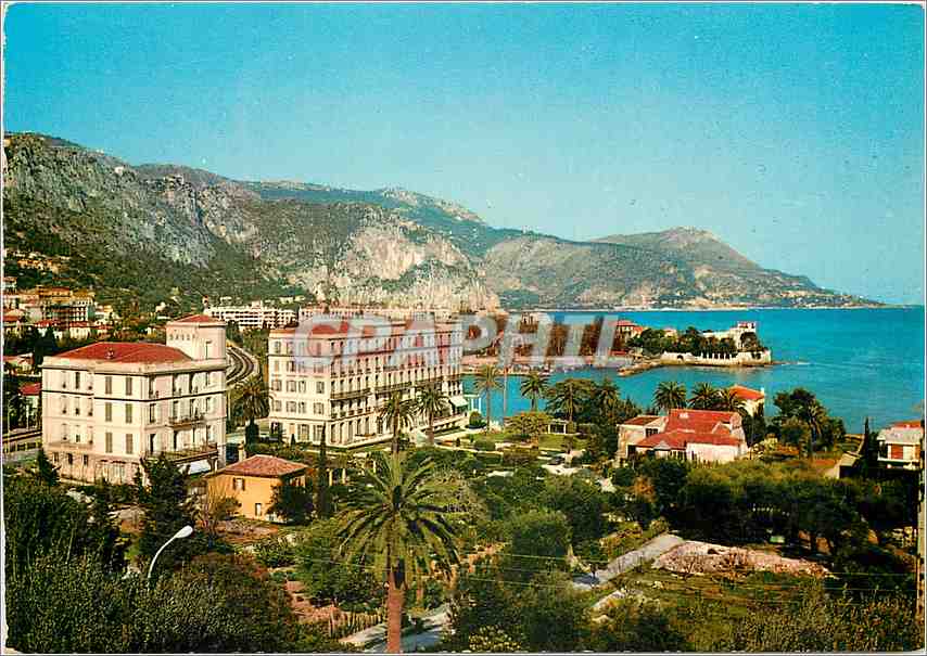 CPM Cote d'Azur Beaulieu Mer La ville et les grands Hotels 