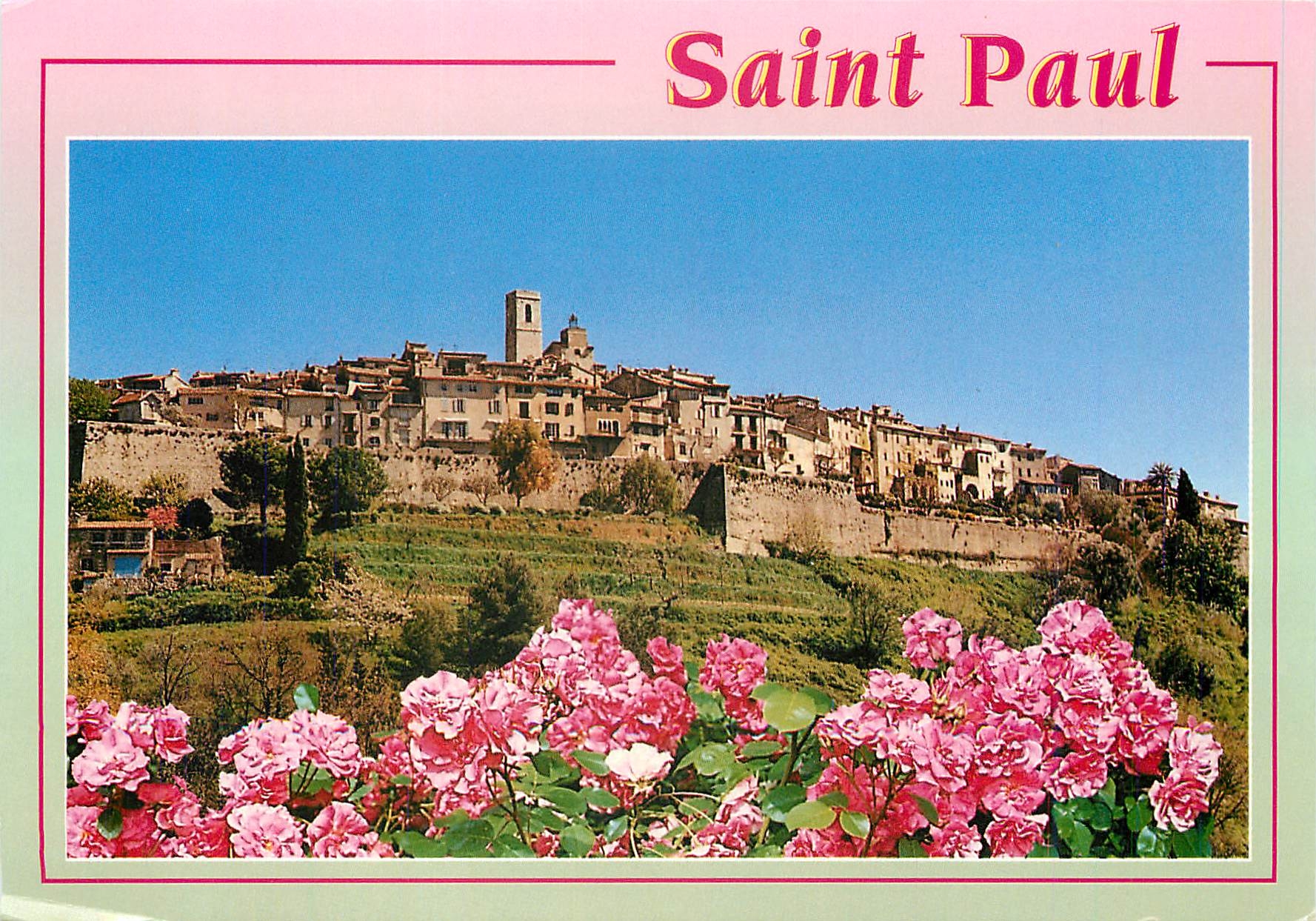 CPM Cote d'Azur French Riviera Saint Paul 