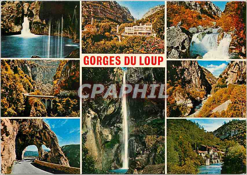 CPM Cote d'Azur French Riviera Les Gorges du Loup Cirquit pittoresque de l'arriere pays 