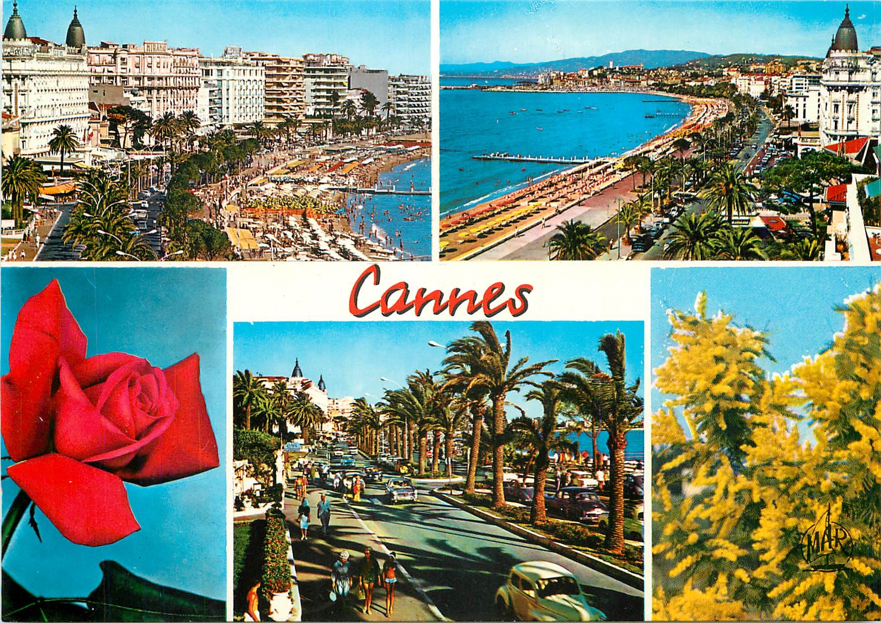 CPM La Cote d'Azur Cannes Les Palaces de la Croisette 