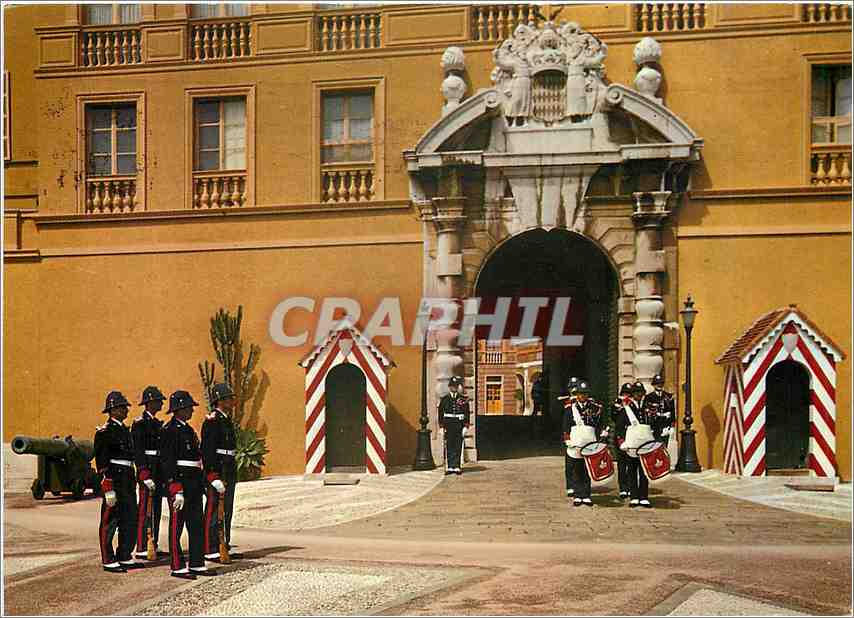 CPM Principaute de Monaco La Releve de la Garde Militaria