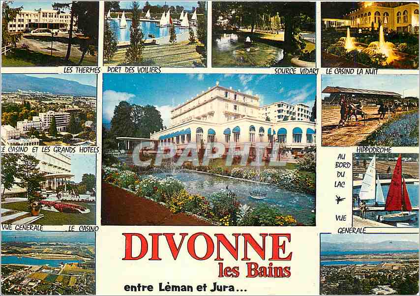 CPM Divonne les Bains entre Leman et Jura 