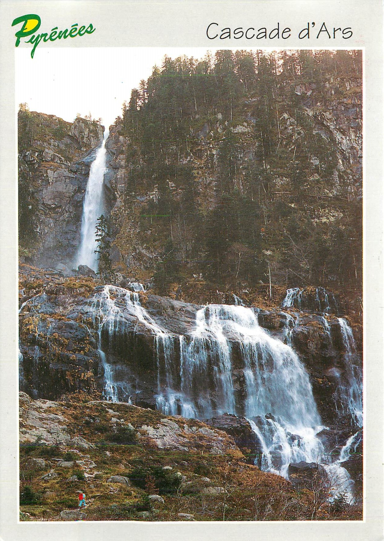 CPM Sites Pyrenees Environs d'Aulus les Bains La cascade d'Ars 