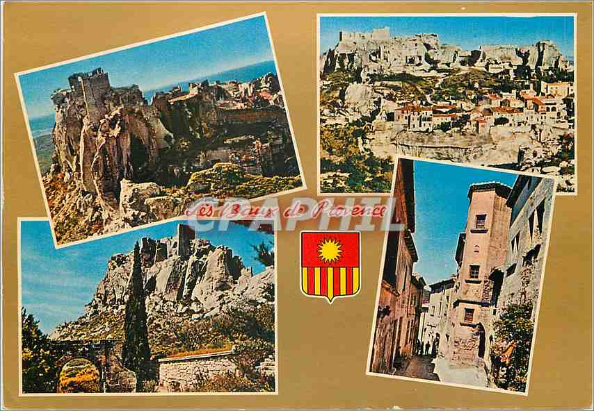 CPM Les Baux de Provence B du R Ruines du Chateau Seigneurial Vue panoramique 