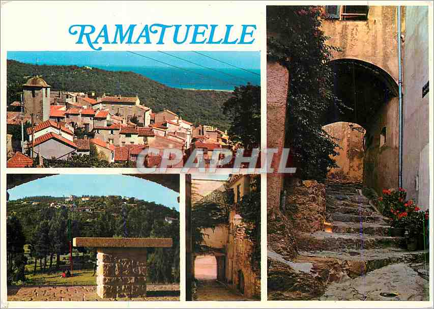 CPM Ramatuelle Var Vieux village des Maures 