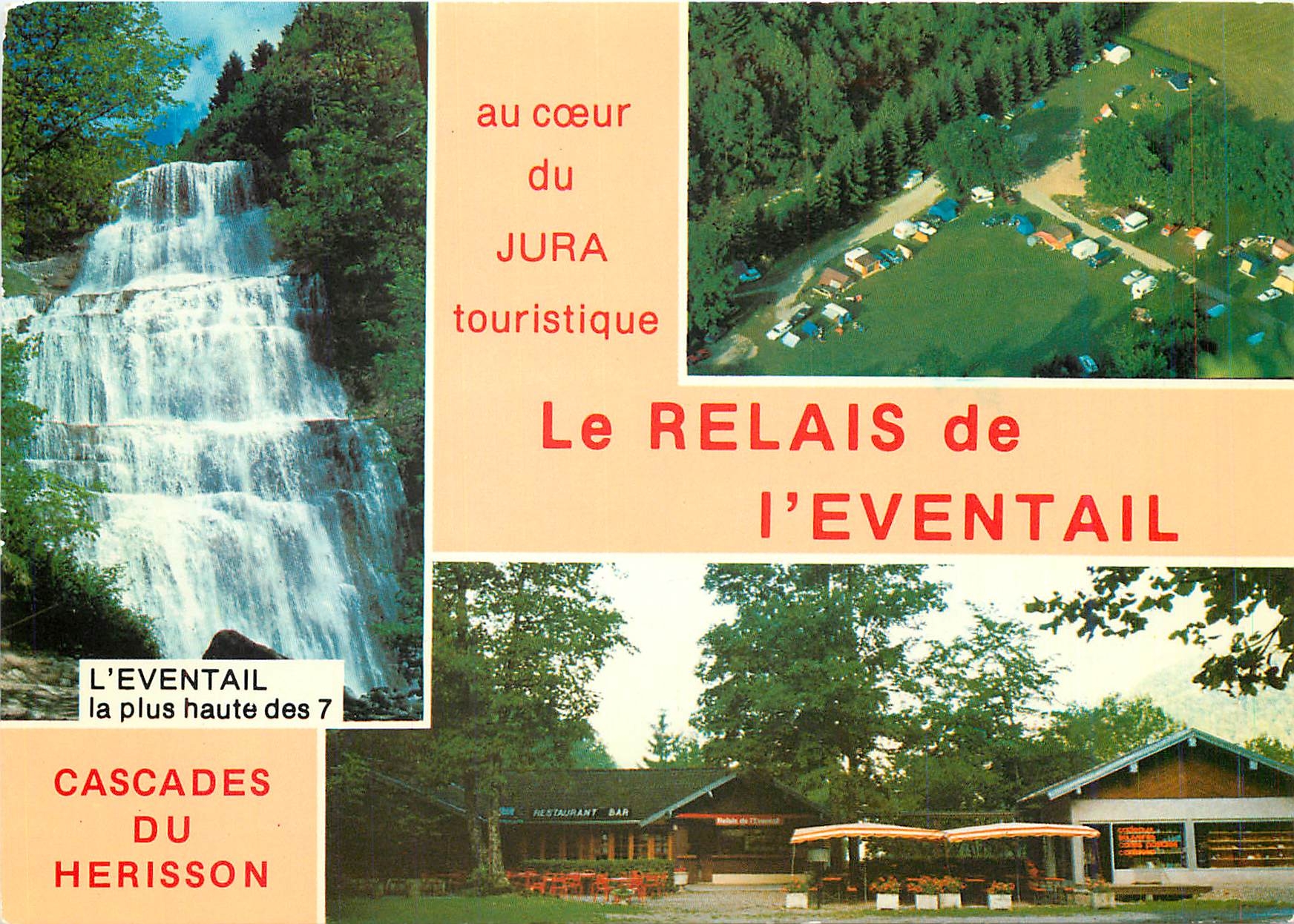Cascades du Herisson — Le Relais de l'Eventail — Jura touristique