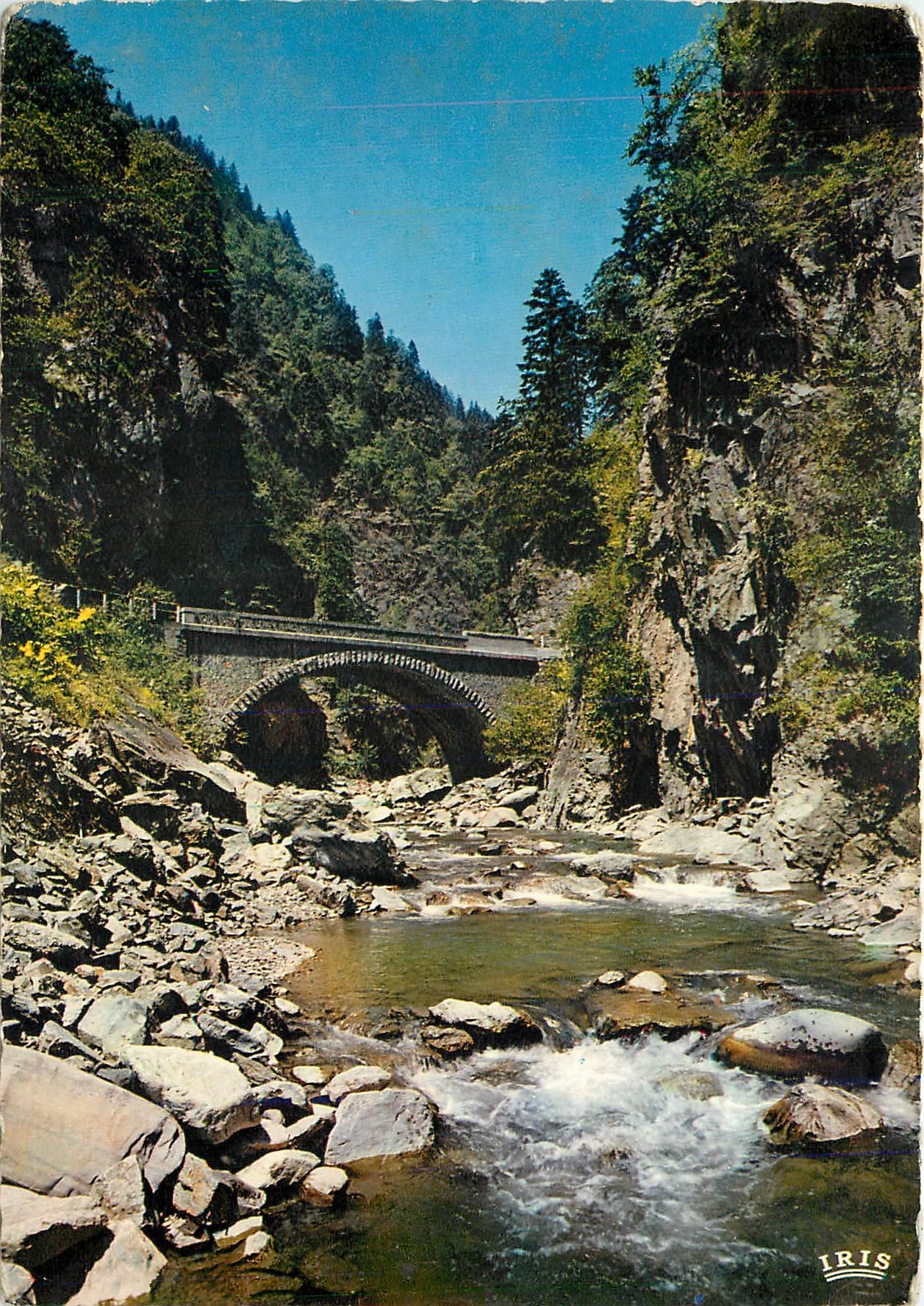 CPM En Savoie Les Gorges de l'Arly Le Vieux Pont 