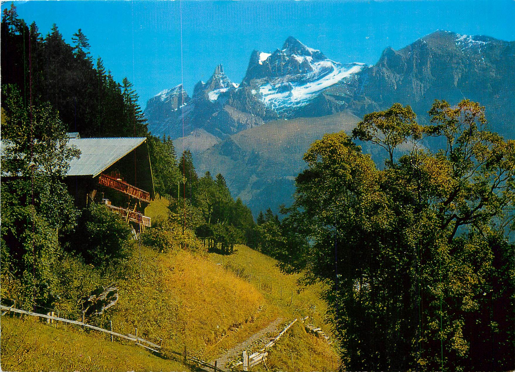 CPM Paysage a Champery Valais Les Dents du Midi 