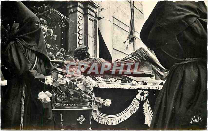 CPM Perpignan PO Professo de la Sanch Devot Crucifix de Saint Jean 