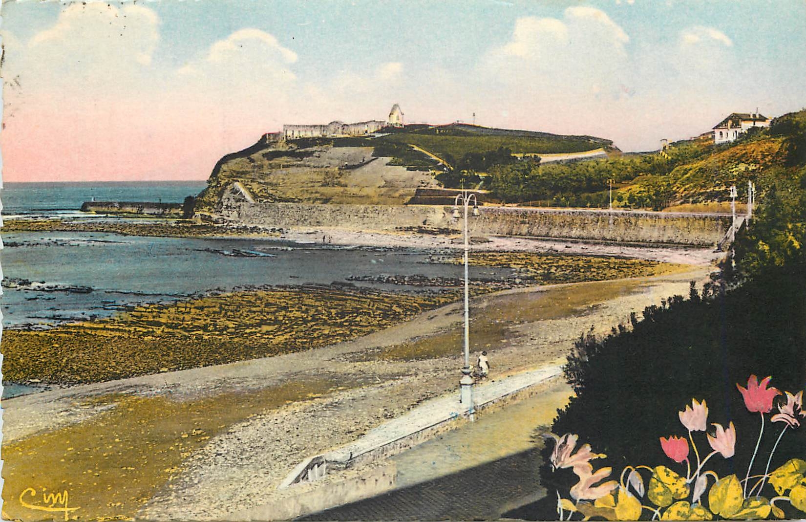 CPM St Jean de Luz BP Entree de la Rade a gauche ancien Fort de Socoa 