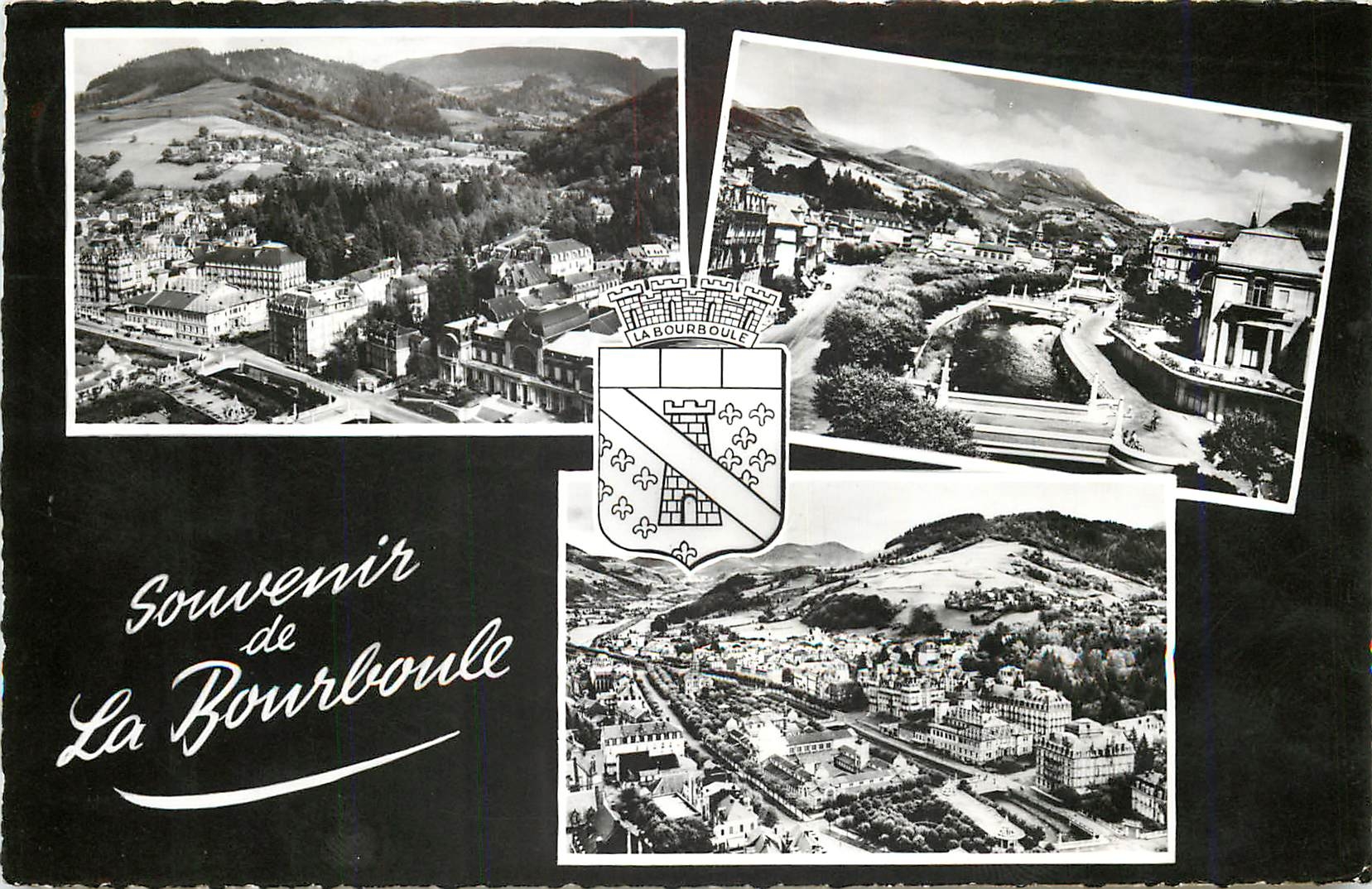CPM La Bourboule P de D Vues generale Les Ponts sur la Dordogne 