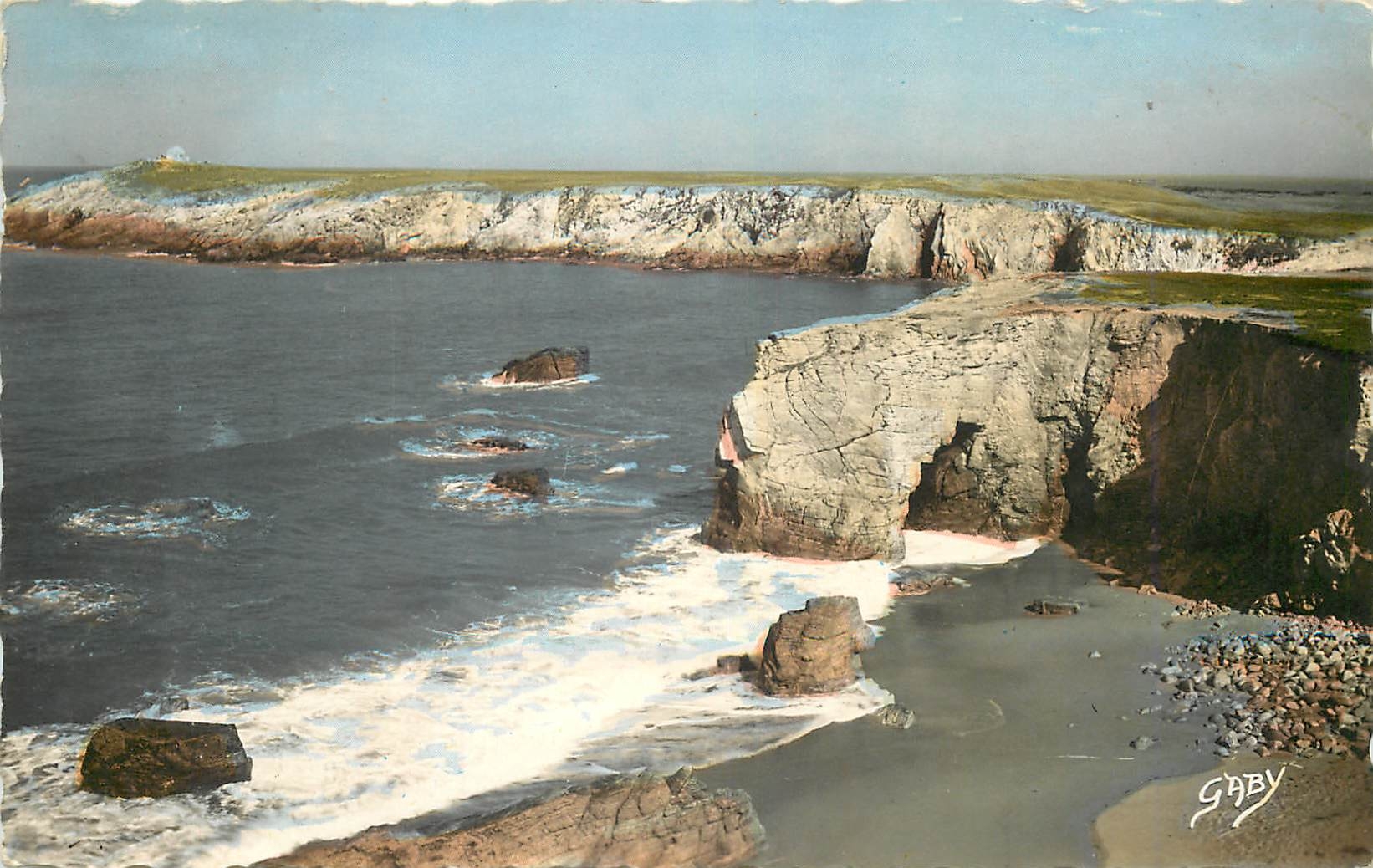 CPM La Cote Sauvage Presqu'ile de Quiberon Morbihan Arche de Port Blanc et Pointe de l'Observatoire 