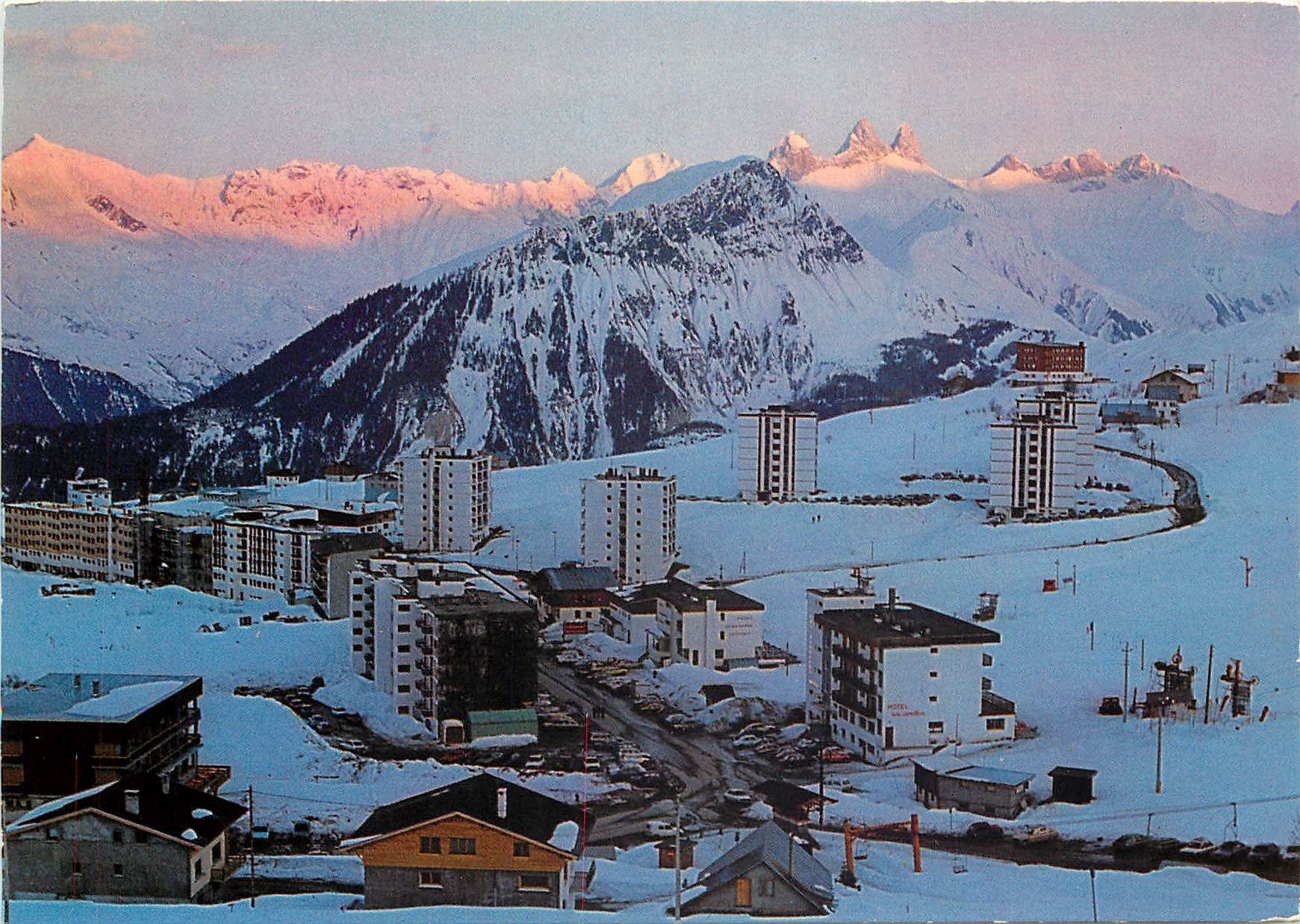 CPM La Toussuire Les Aiguilles d'Arves 