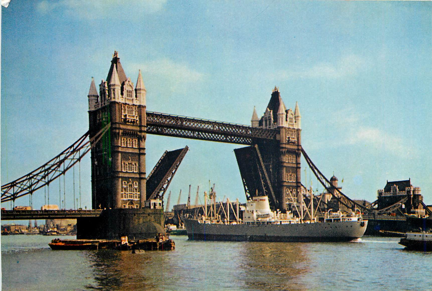 CPM Tower Bridge London Tower Bridge the last bridge on the Thames before the sea 