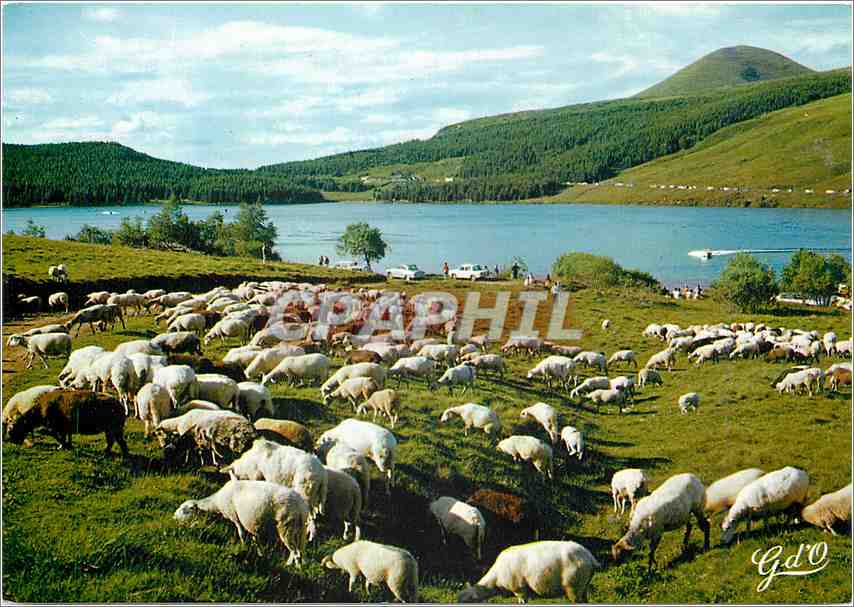 CPM L'Auvergne Lac de Guery Puy de Dome Aux environs du Mont Dore et de la Bourboule 