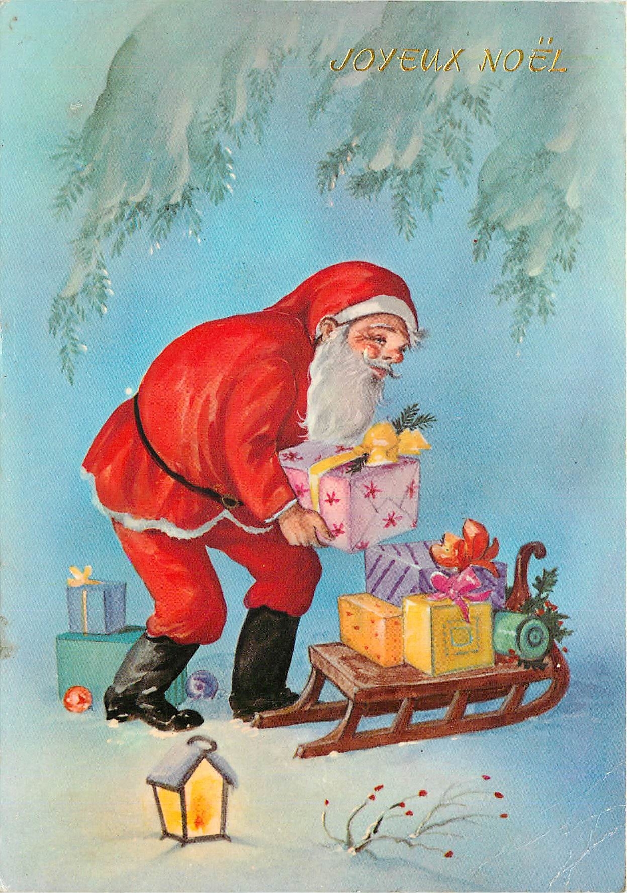 CPM Joyeux Noel Pere Noel