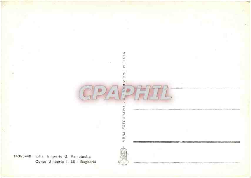 CPM Bagheria Piazza Vittorio Emanuele II  — Back