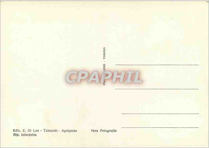 CPM Agrigento Chiesa di S Nicola Ane Mule — Back