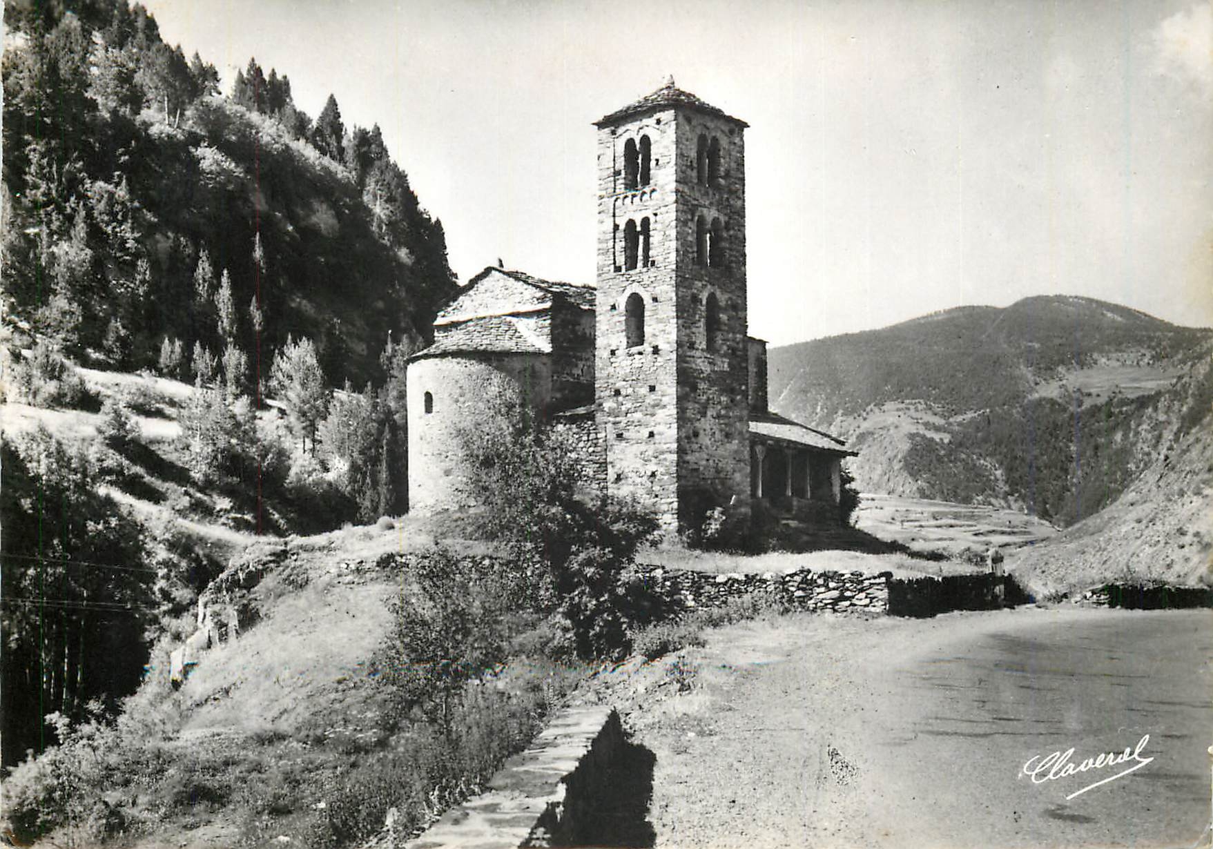 CPM Valls d'Andorra Canillo Eglise style roman St Jean de Casellas 