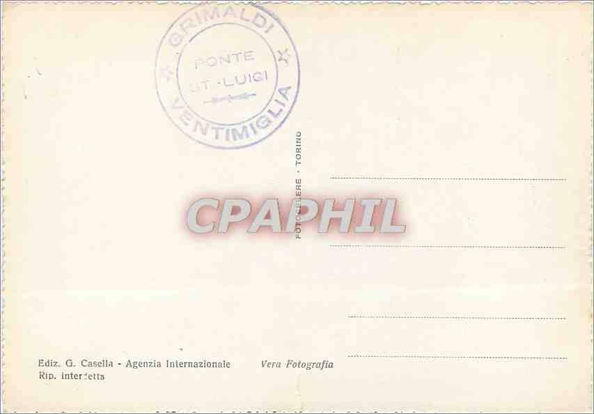 CPM Ventimiglia Il Fiume Roja  — Rückseite