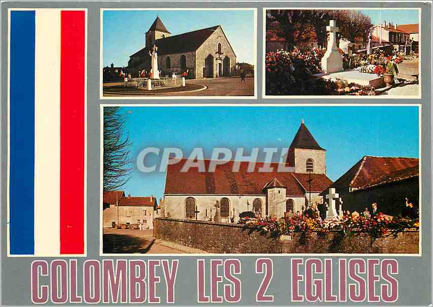 CPM Colombey les Deux Eglises Haute Marne Place de l'Eglise 