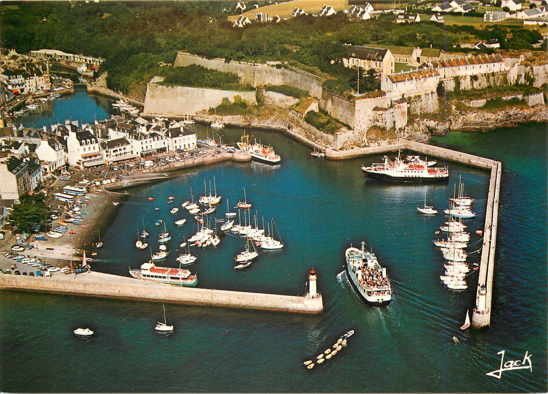 Belle-Île-en-Mer — Le port du Palais et la citadelle — Éditions d'Art 'Jack' n°1360