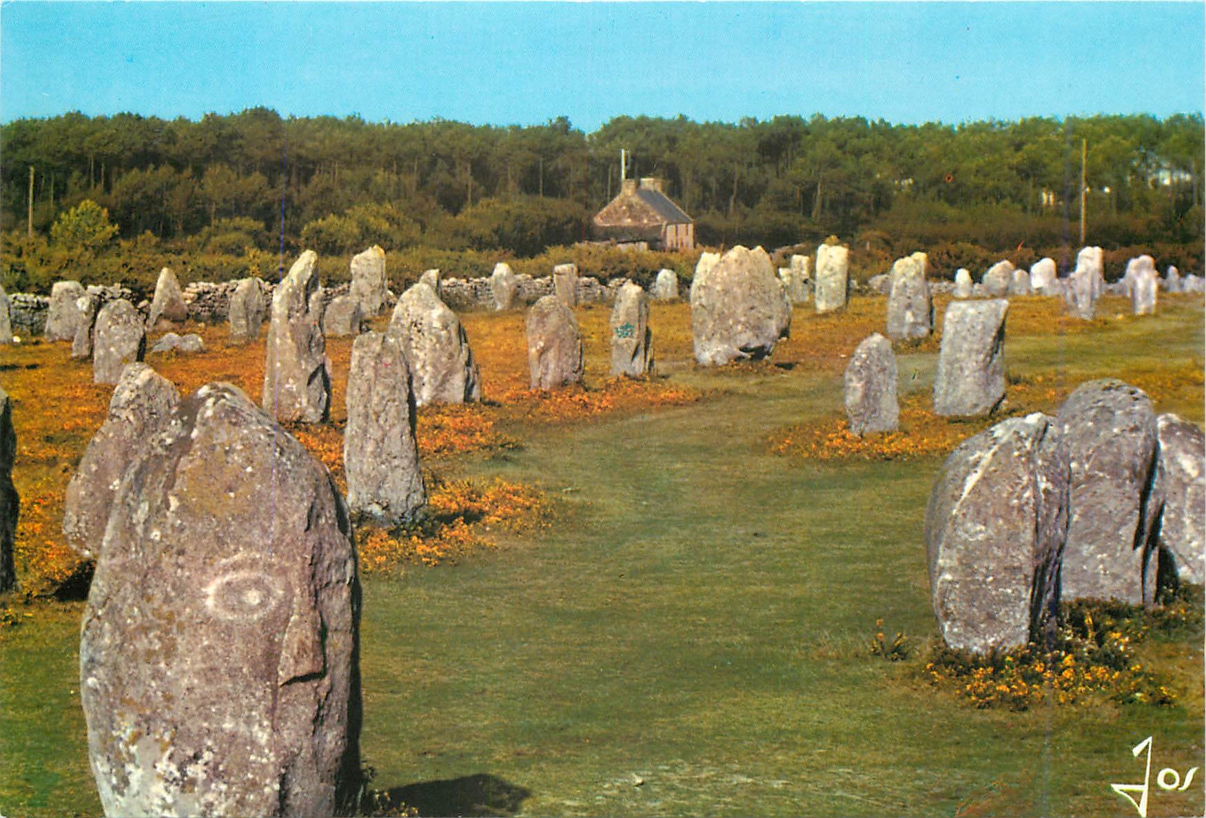 CPM La Bretagne en Couleurs les alignements du Menec dans la region de Carnac 