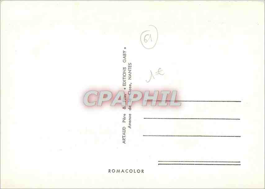 CPM Orne Bagnoles de l'Orne Sees Vimoutiers Putanges  — Rückseite