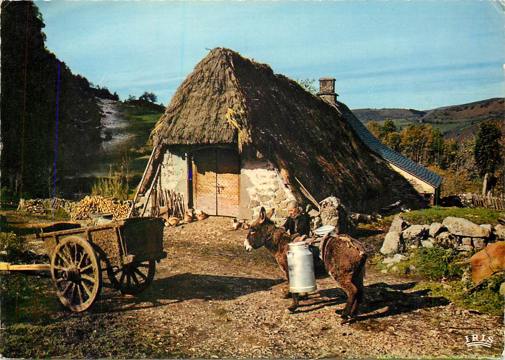 Vieux buron au toit de chaume — Limoges — Éditions Théâtre