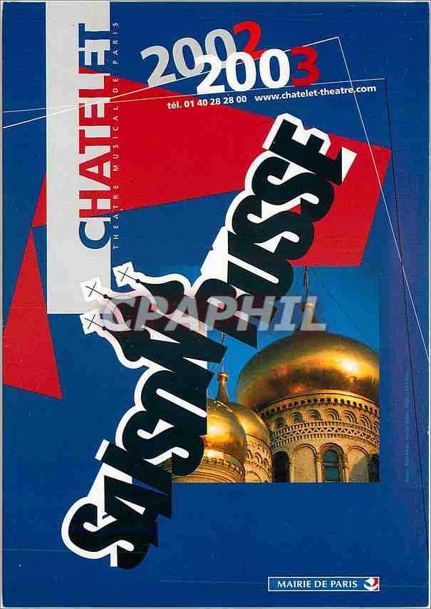 CPA Saison Busse Chatelet Russie Russia Paris