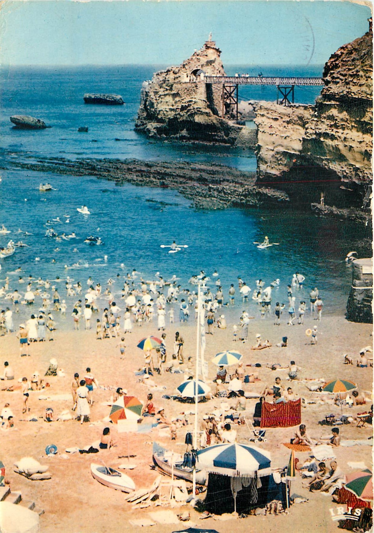 Biarritz — Le Port Vieux et le Rocher de Varga — Éditions IRIS
