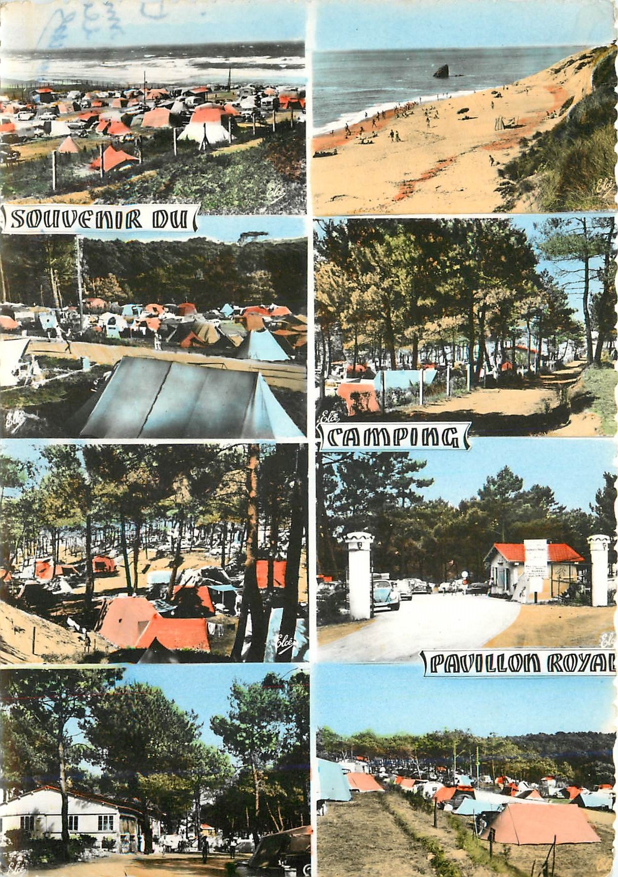 CPM Camping Pavillo Royal Bidart pres Biarritz BP 