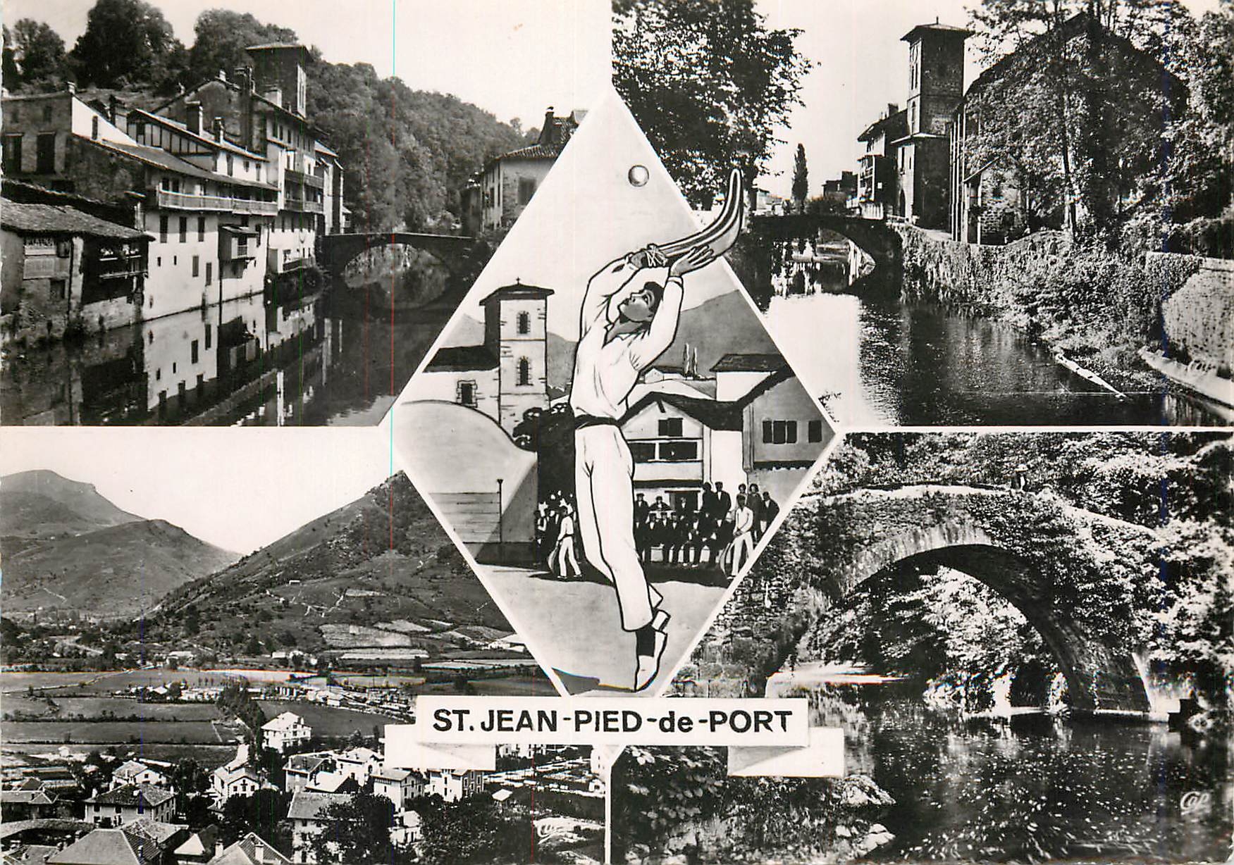 San Juan Pie de Puerto — vista general y puente romano — Cie des Arts