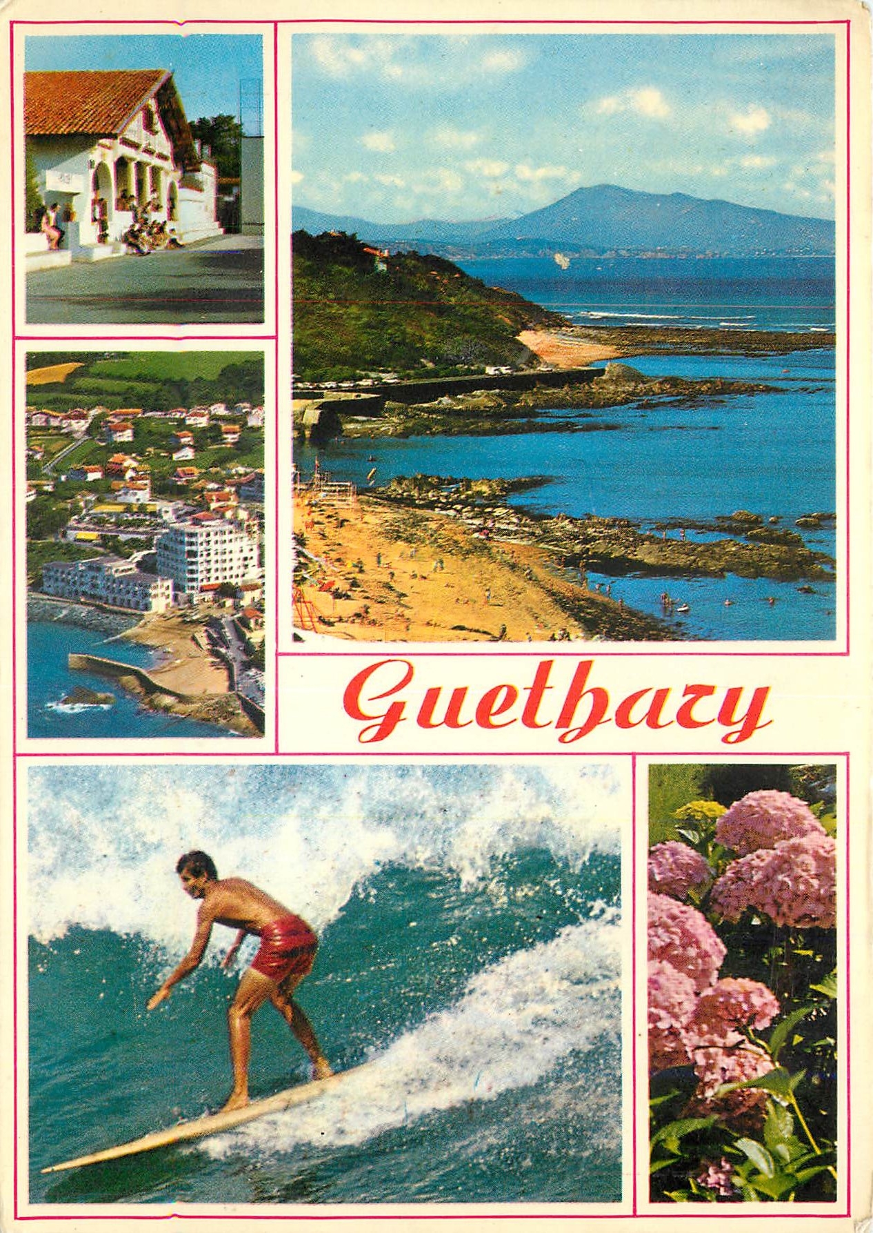 CPM Guethary Vue generale de la Plage La Mairie Le Port et le Casino Le Surf 