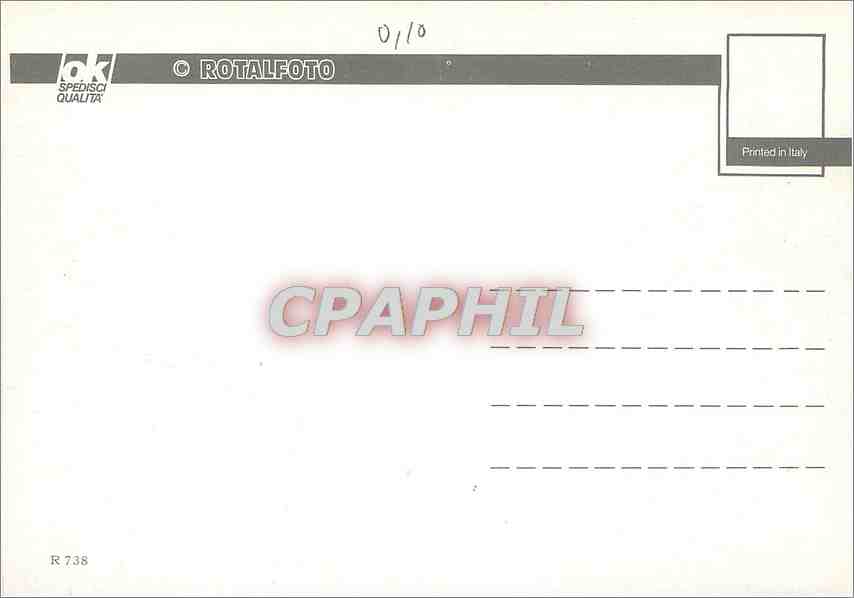 CPM Coucher de soleil — Verso