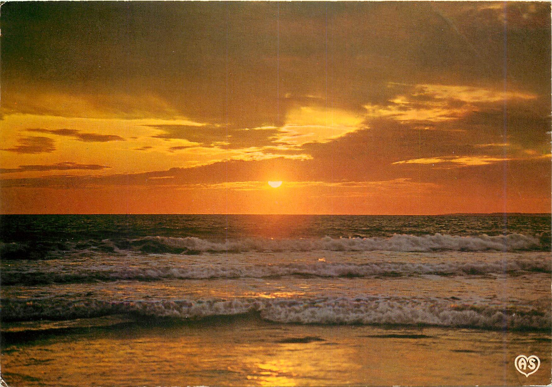 Coucher de soleil sur la mer — éditeur AS