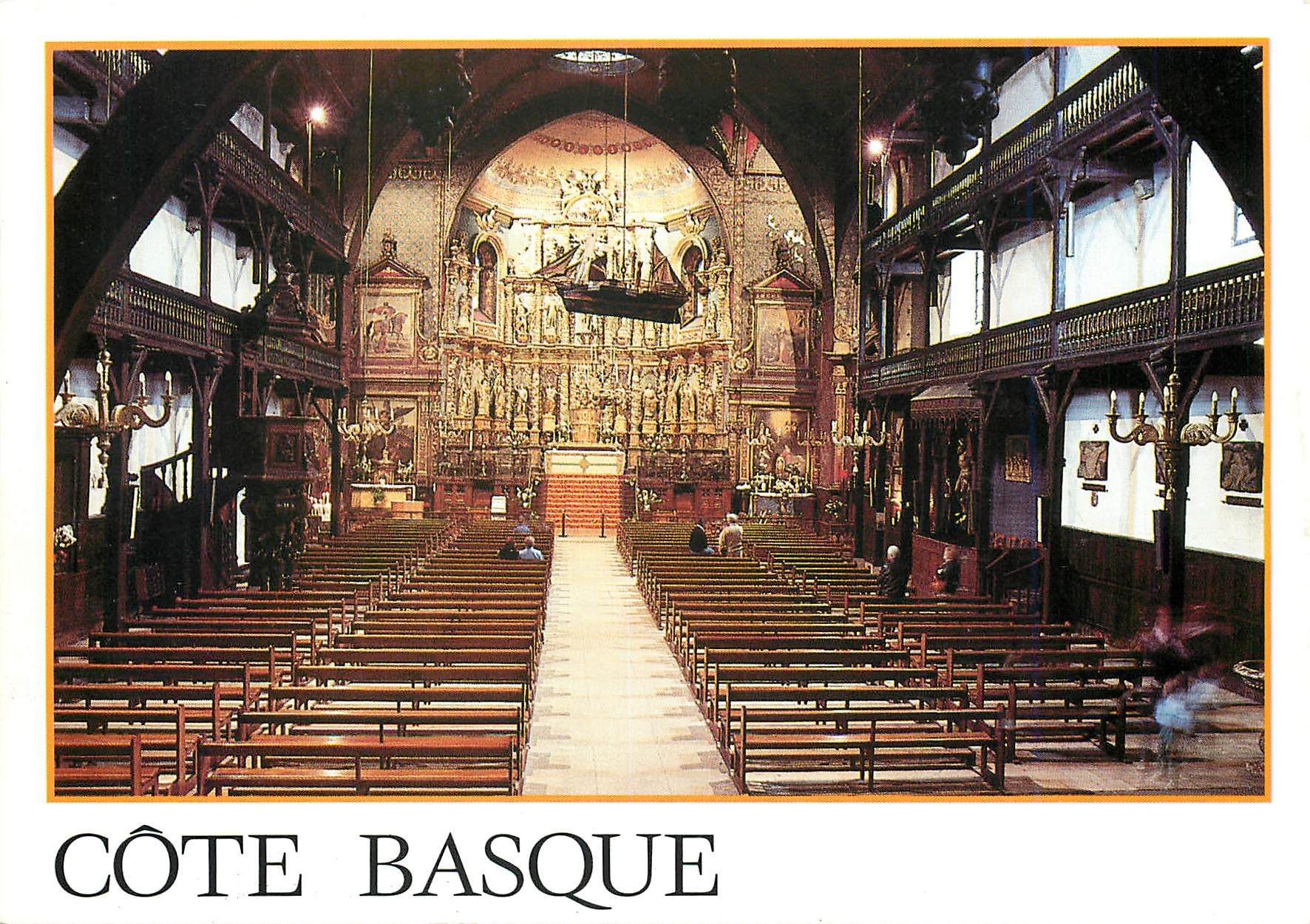 Intérieur de l'église de Saint-Jean-de-Luz — Côte Basque — Harmonie, création Jean-François Téoulé