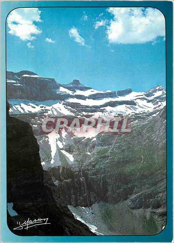 CPM Gavarnie Les sommets Quest du Cirque La Tour le Casque la Breche de Roland 