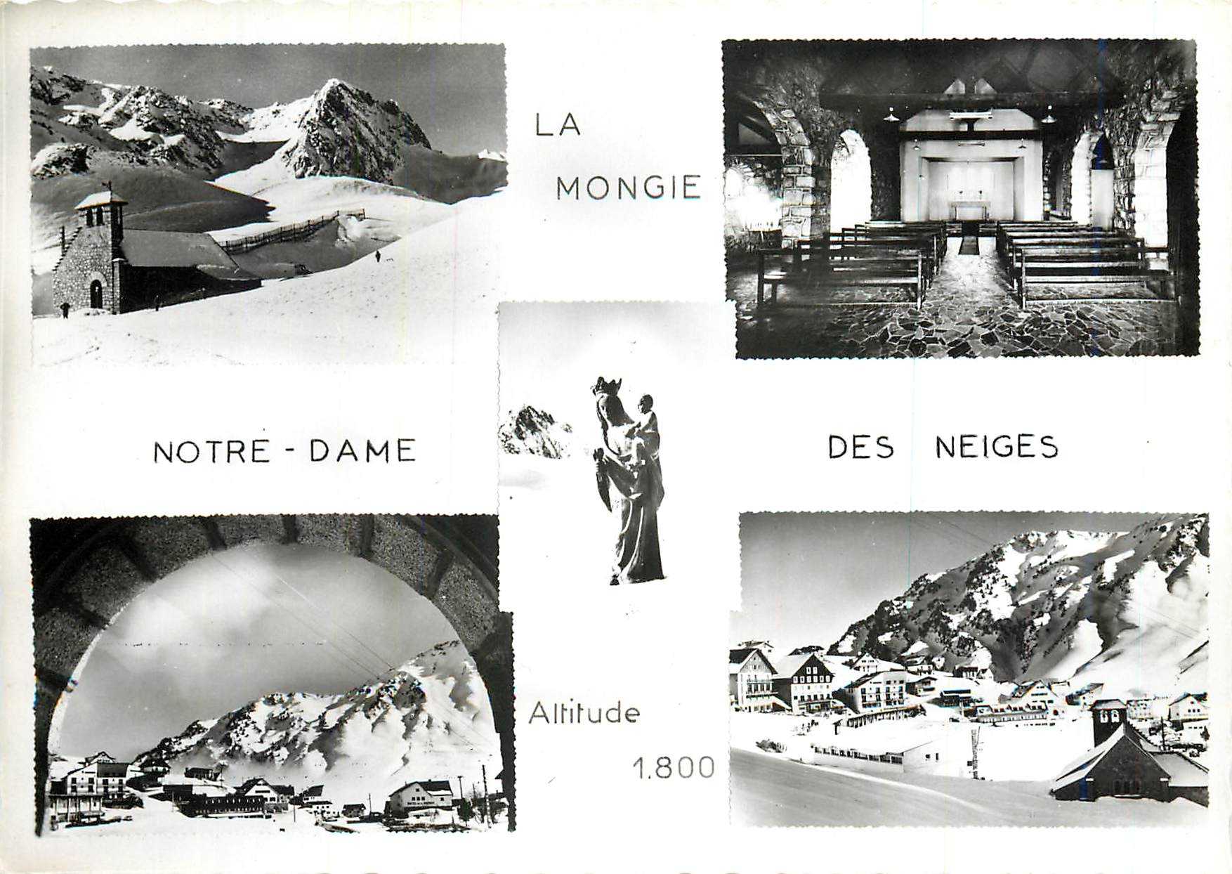CPM La Mongie Notre Dame des Neiges 
