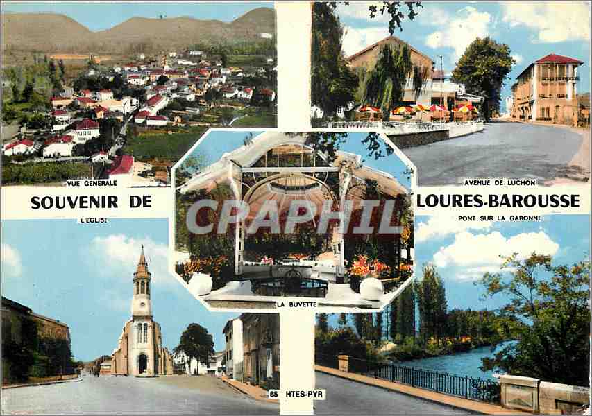 CPM Lourdes Barousse Htes Pyr 