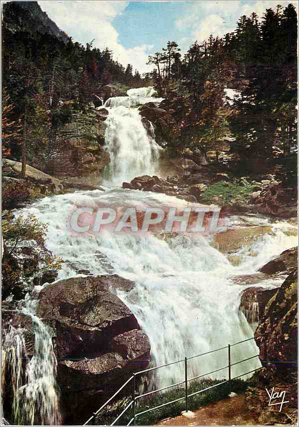 CPM Cauterets HP Cascade du Pont d'Espagne 