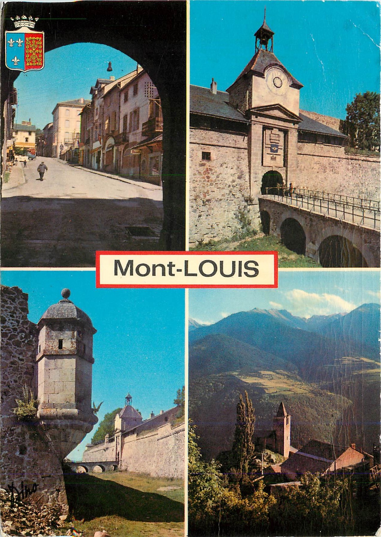 CPM Lumire et Couleurs de la Cerdagne Pyrenees Orientales Mont Louis Cite fortifee par Vauban 