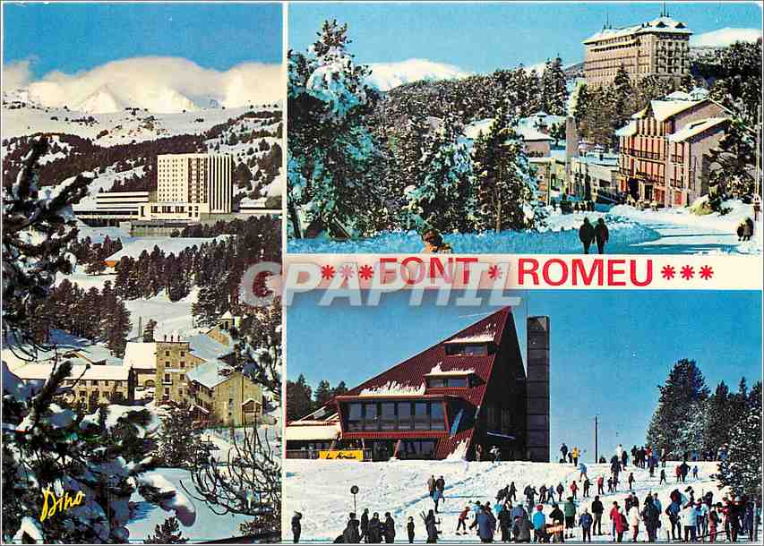 CPM Font Romeau Station sportive et climatique d'ete et d'hiver 