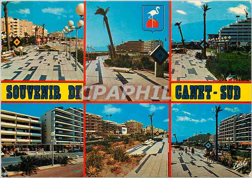 CPM Canet Plage Pyrenees Orientales Divers aspects de Canet Sud 