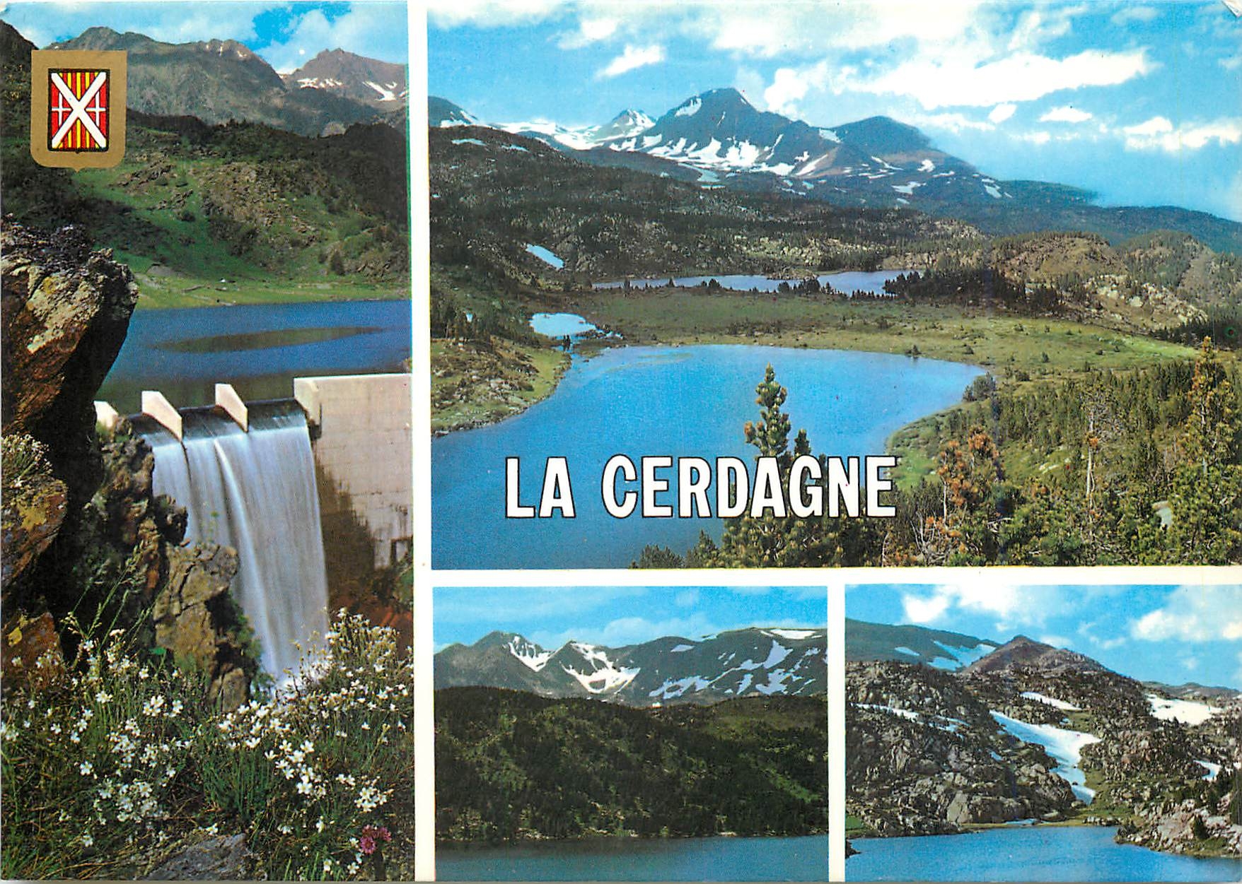 CPM Lumiere et Couleurs de la Cerdagne Lac et Barrage de Passet a Porte Puymorene 