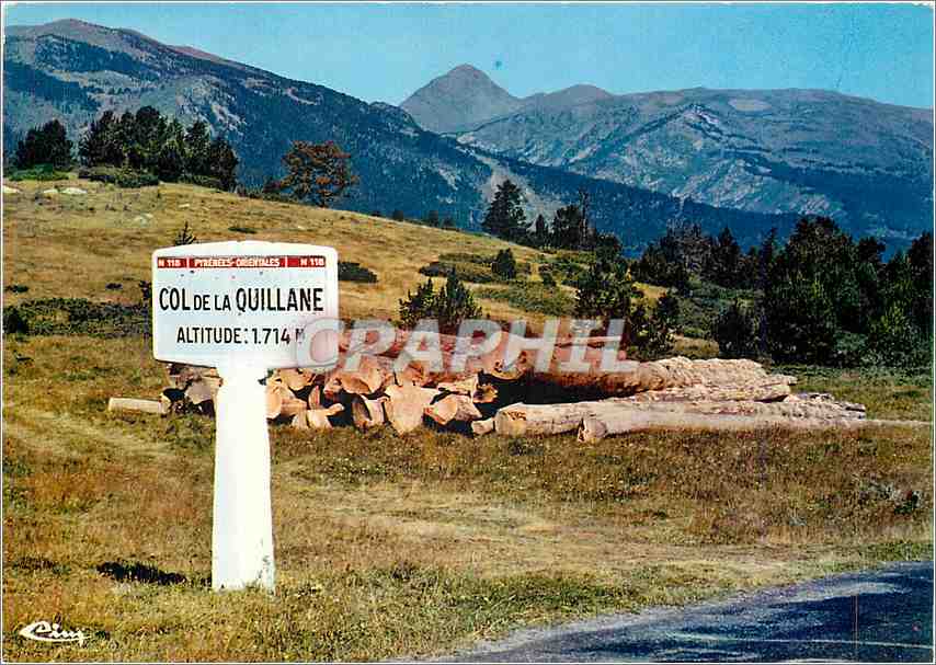 CPM La Llagonne Matemale PO Au fond le Pic Peric 