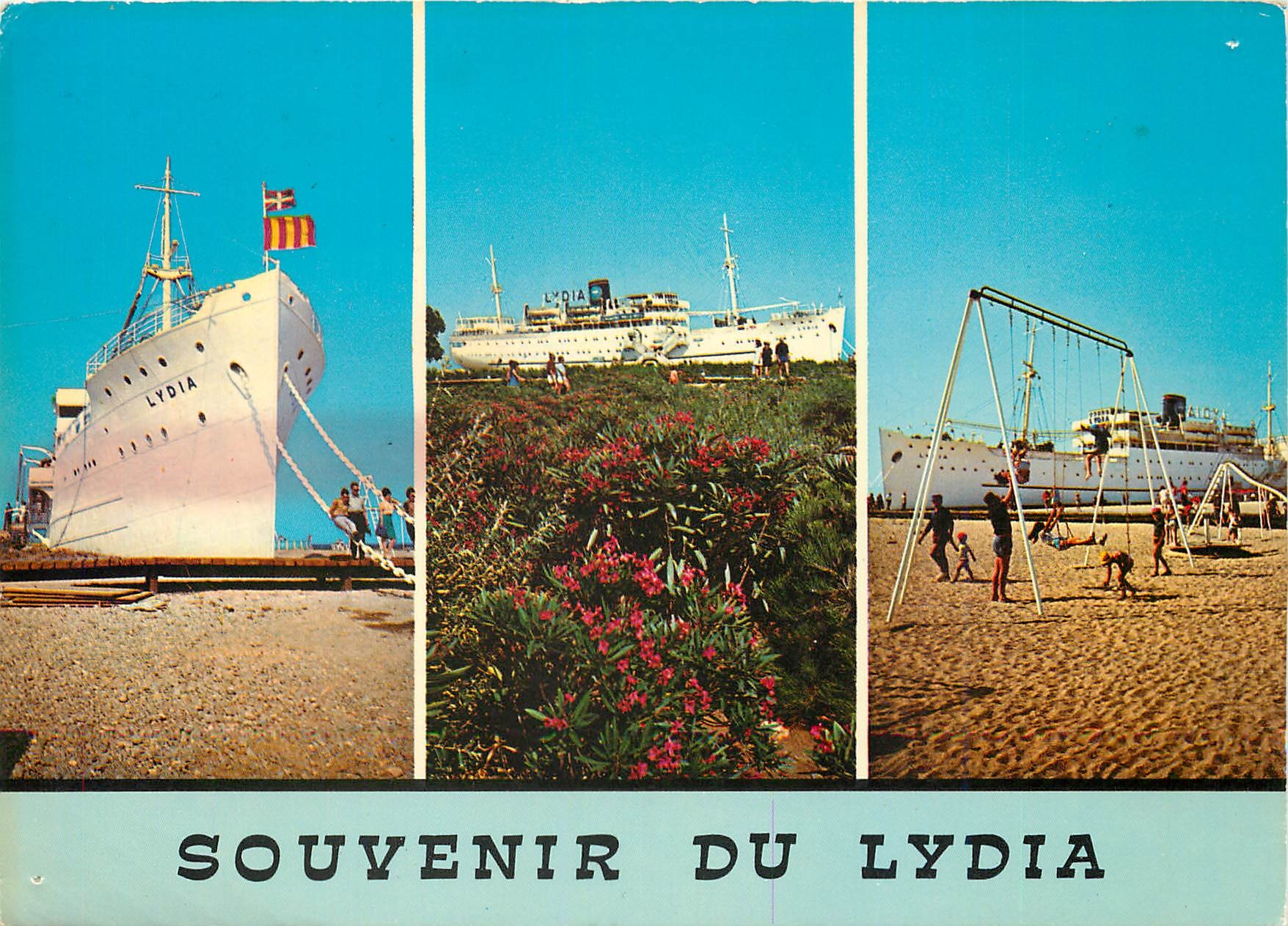 CPM Souvenir du Lydia A Port Barcares souvenir du Lydia Bateau