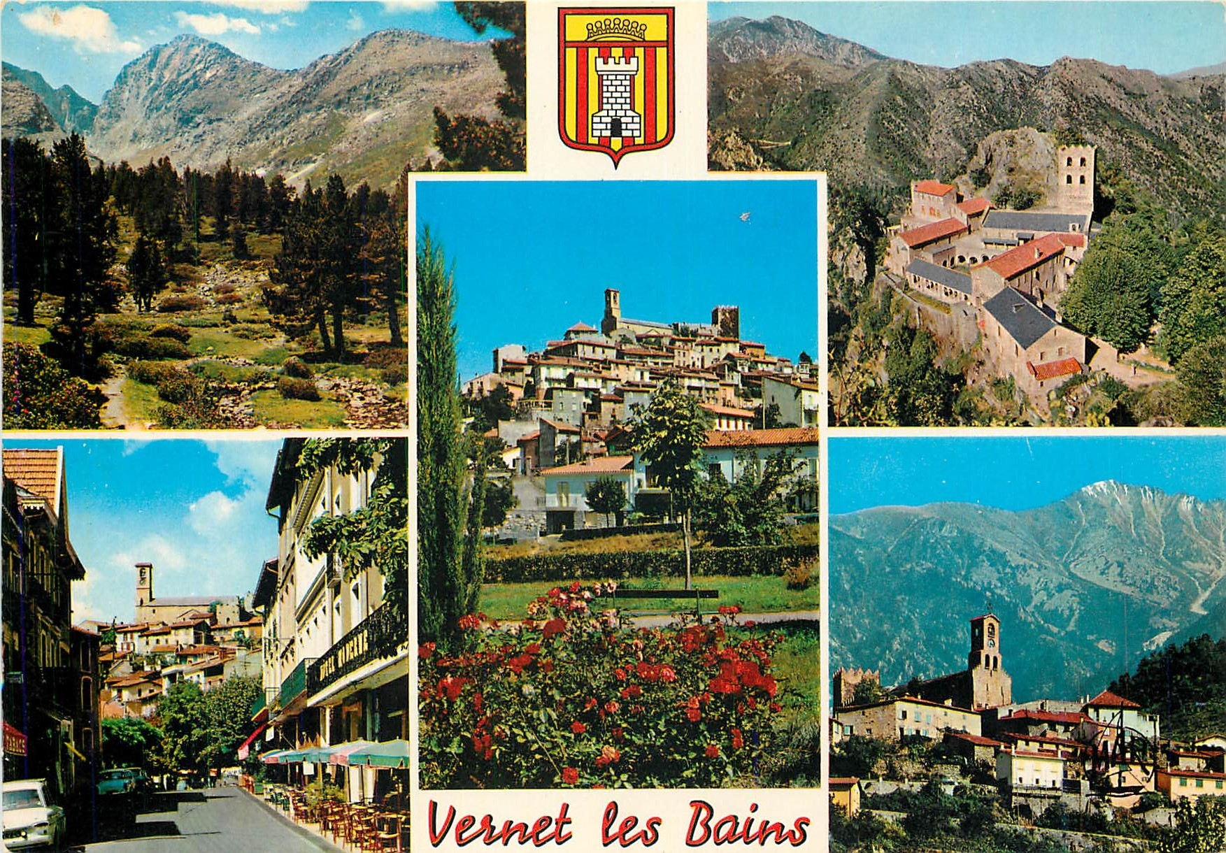 CPM Vernet les Bains Pyr Or Les Estagnols Vieille Abbaye 