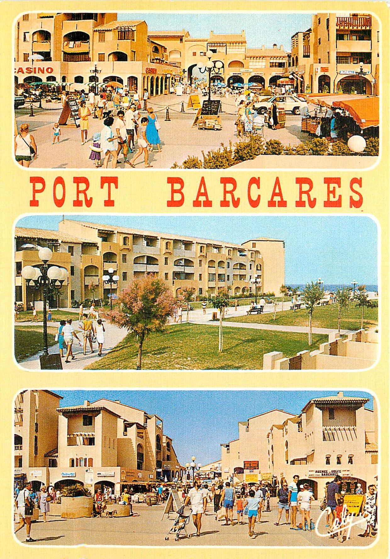 CPM Port Barcares Centre commercial Place Residence Front de mer 